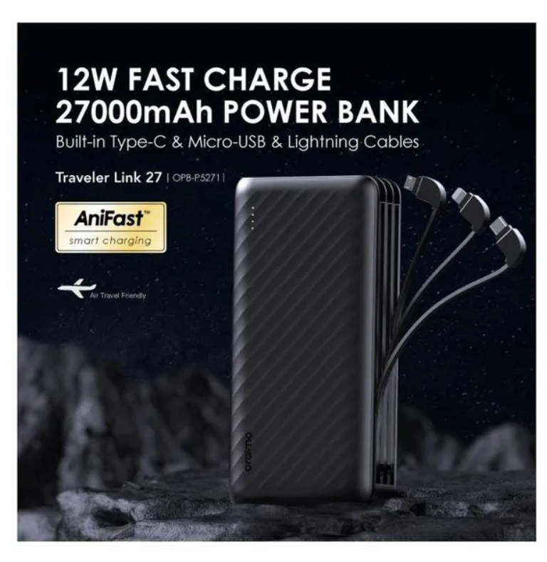 oraimo Traveler Link 27 27000mAh 12W Power Bank