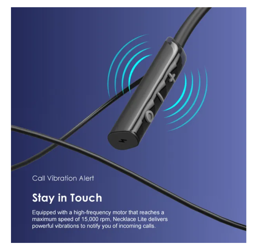 oraimo Necklace Lite Call Vibration Wireless Headphones