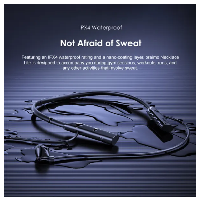 oraimo Necklace Lite Call Vibration Wireless Headphones