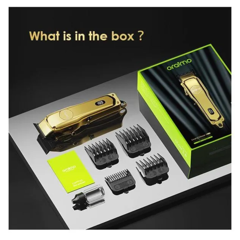 oraimo Smart Clipper 2 Gold Professional Hair Clipper