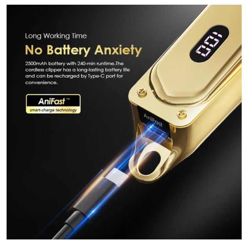 oraimo Smart Clipper 2 Gold Professional Hair Clipper