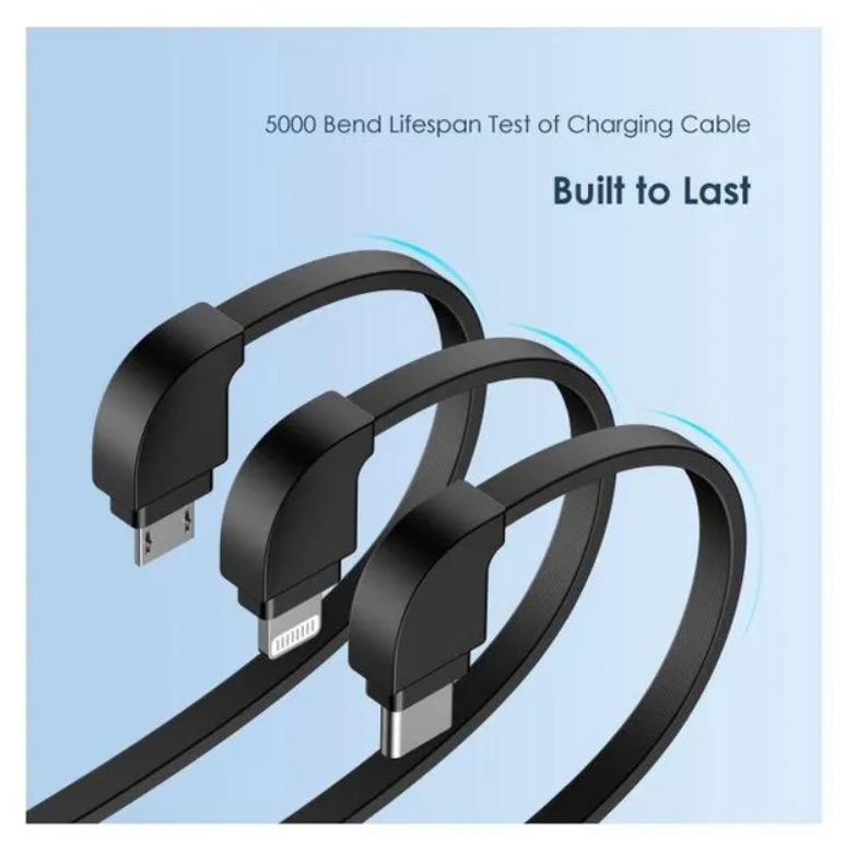 oraimo Traveler Link 27 27000mAh 12W Power Bank with 3 Built-in Charging Cables & 2.4A Max Fast Charging