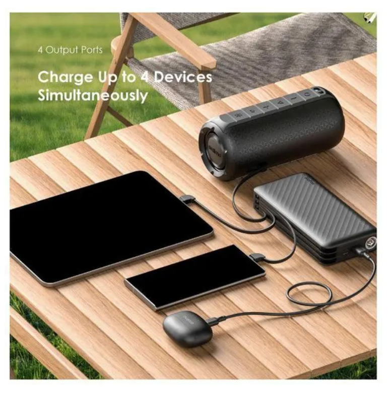 oraimo Traveler Link 27 27000mAh 12W Power Bank with 3 Built-in Charging Cables & 2.4A Max Fast Charging