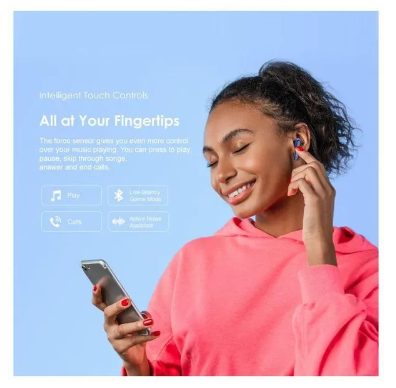 oraimo FreePods Lite ENC True Wireless Earbuds with 40-Hr Long Playtime