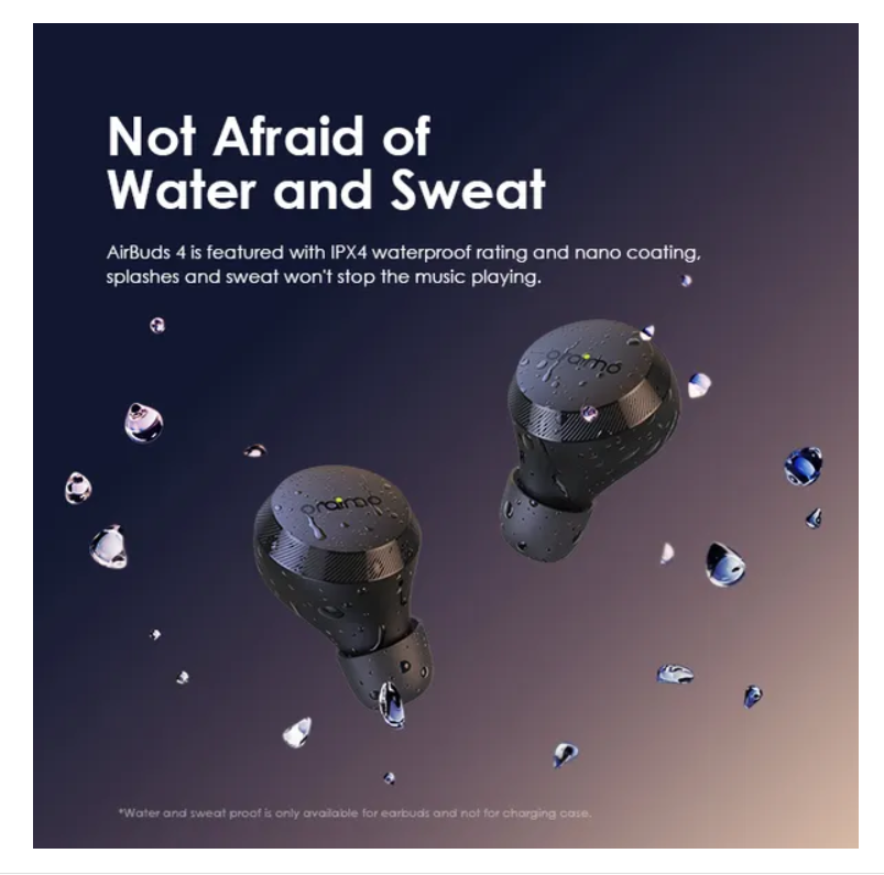 oraimo AirBuds 4 ENC True Wireless Earbuds with  38-Hr Long Playtime