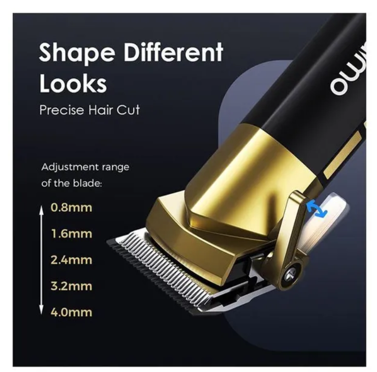 oraimo Smart Clipper 2 Prestige Self-Sharpening Hair Clipper   with 240-minute Runtime, Super Powerful Motor & 5 Lengths Adjustable Blades