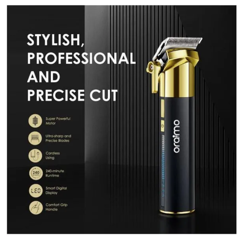 oraimo Smart Clipper 2 Prestige Self-Sharpening Hair Clipper   with 240-minute Runtime, Super Powerful Motor & 5 Lengths Adjustable Blades