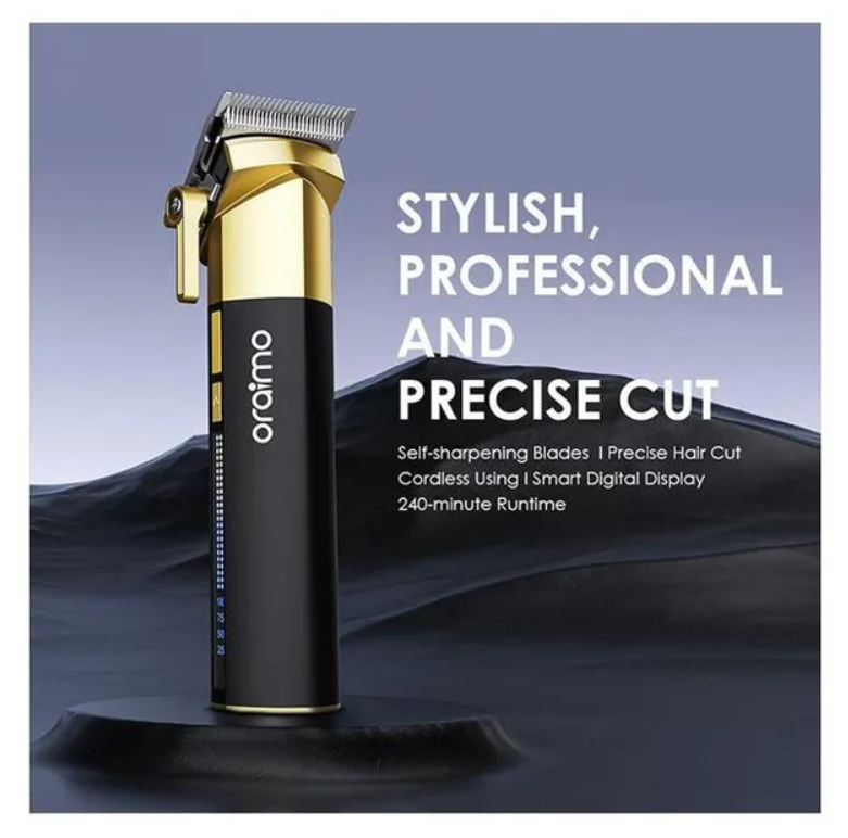 oraimo Smart Clipper 2 Prestige Self-Sharpening Hair Clipper   with 240-minute Runtime, Super Powerful Motor & 5 Lengths Adjustable Blades