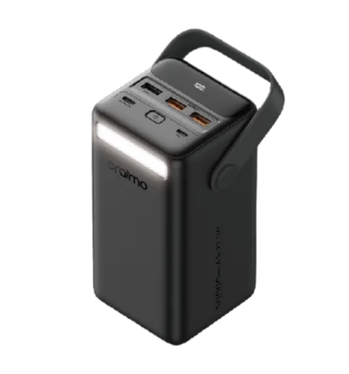 oraimo PowerBox 500 50000mAh 22.5W Power Bank with 4 Outputs and 2 Inputs  &Three-mode Adjustable LED Lights ( torch)