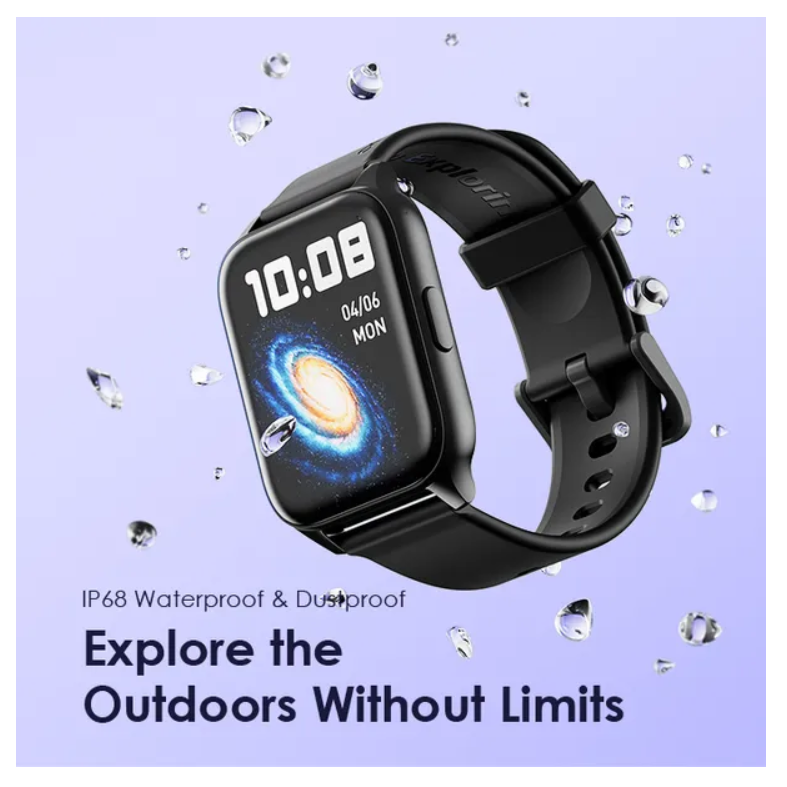 oraimo Watch 4 Plus 2.01″ HD IP68 Smart Watch  Bluetooth Call  7 Days Battery Life Quick Reply SMSes