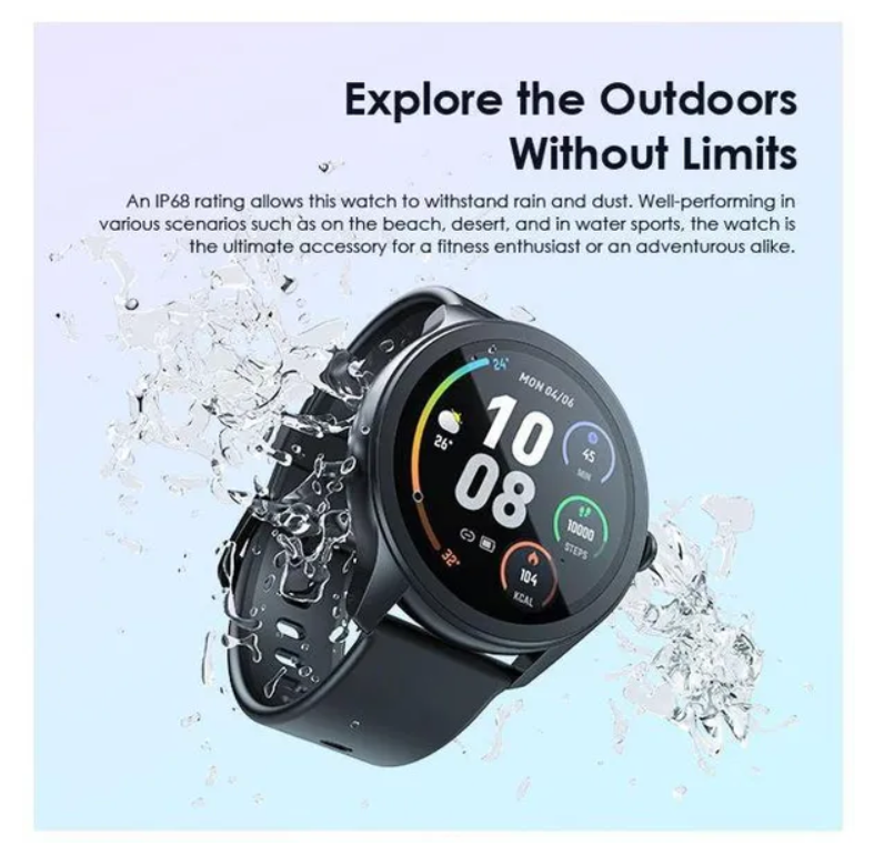 oraimo Watch 2R 1.39" TFT IP68 Smart Watch Bluetooth Call, 7 Days Battery Life, 24-hour Health Monitoring &120 Sport Modes