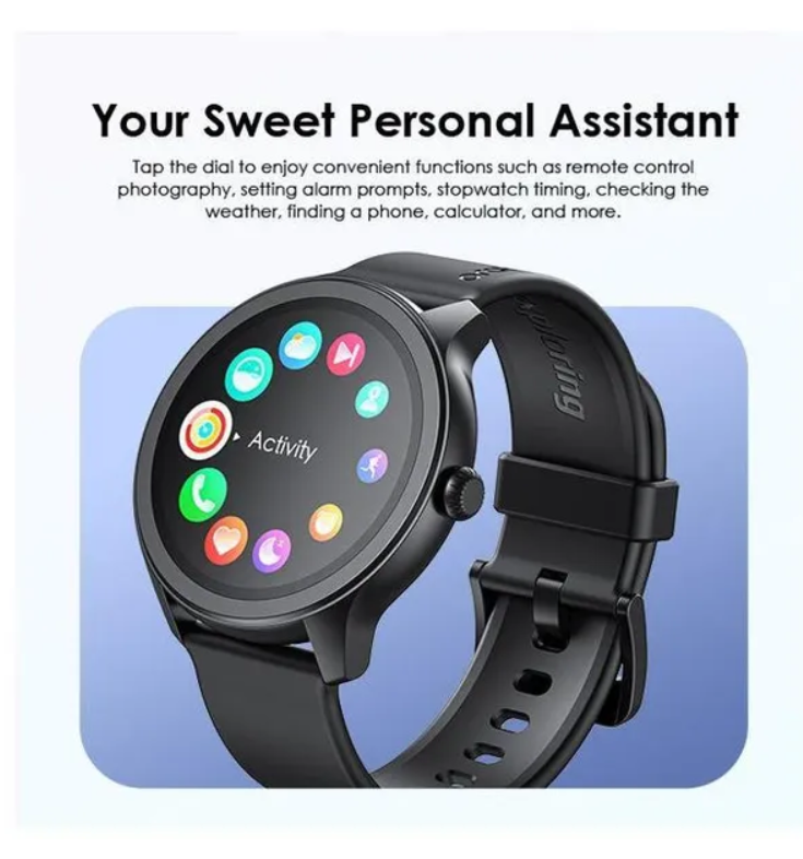 oraimo Watch 2R 1.39" TFT IP68 Smart Watch Bluetooth Call, 7 Days Battery Life, 24-hour Health Monitoring &120 Sport Modes