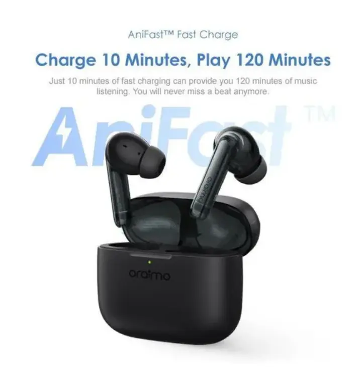 oraimo FreePods Lite ENC True Wireless sports Earbuds with  40-Hr-Long Playtime & HD Voice in Calls & IPX4 waterproof, Bluetooth earphones