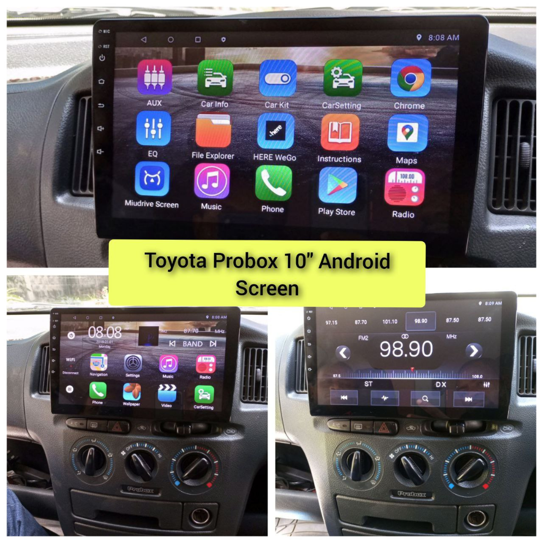 Toyota Probox 10" Android Radio Screen