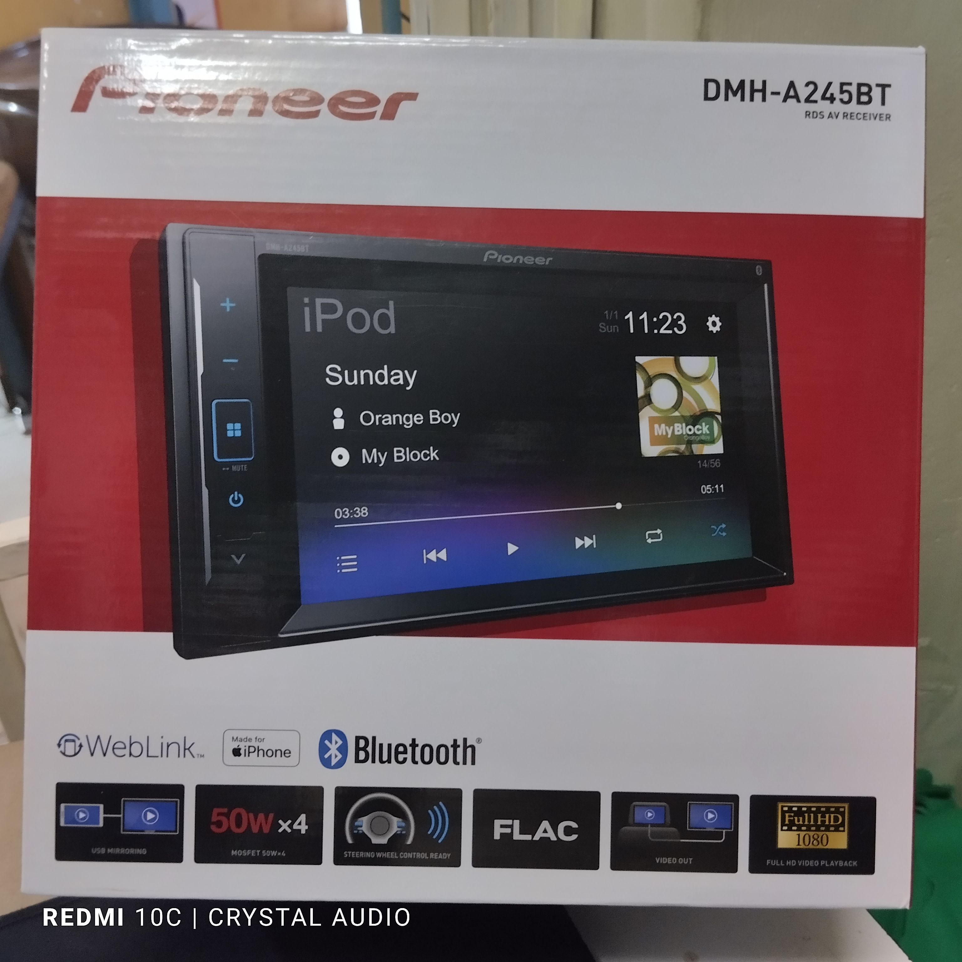 Universal Car Radio Pioneer DMH-A245BT With Youtube & Maps
