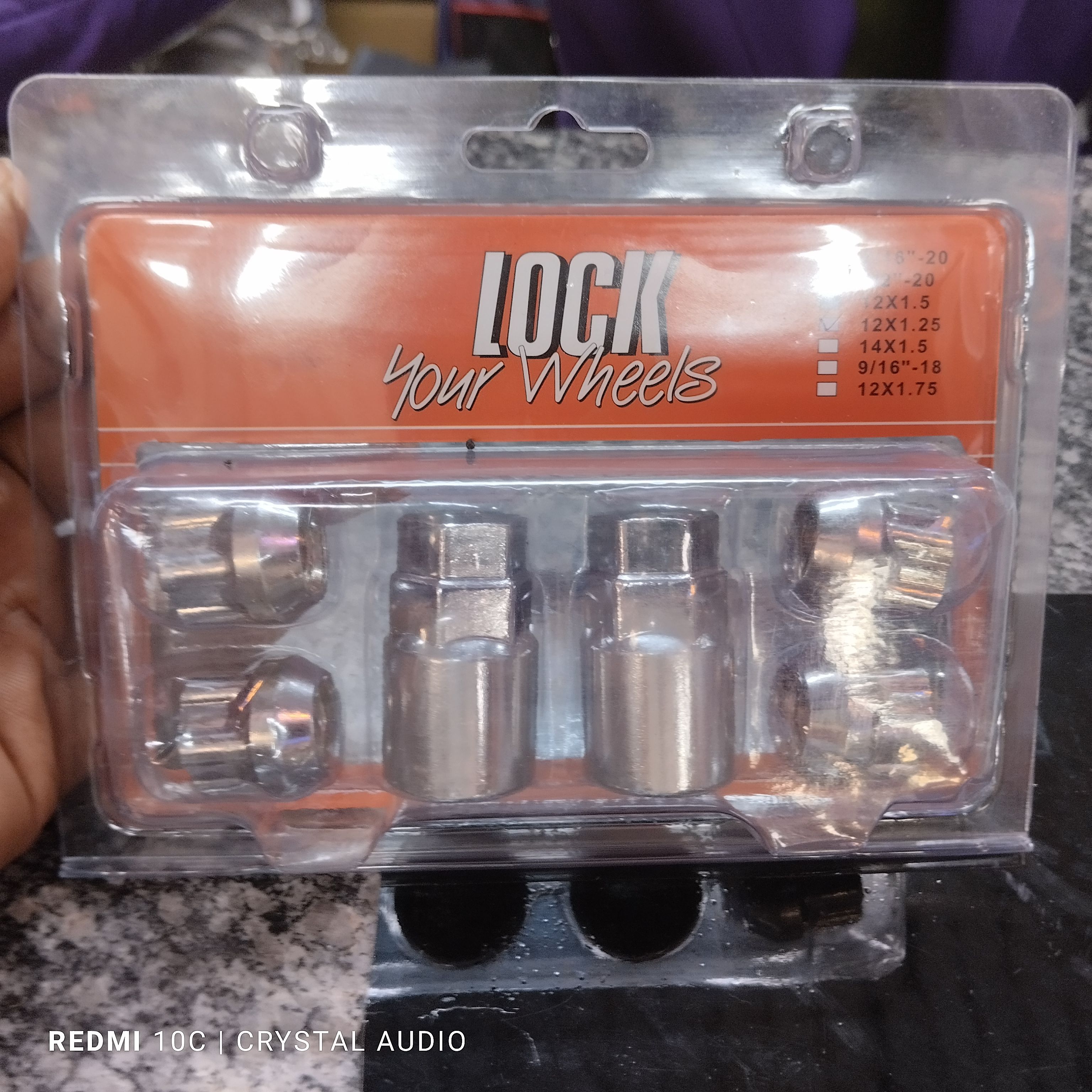 Universal Wheel Lock Knuts size 1.5 suitable for Toyota Mazda Honda Ford Daihatsu