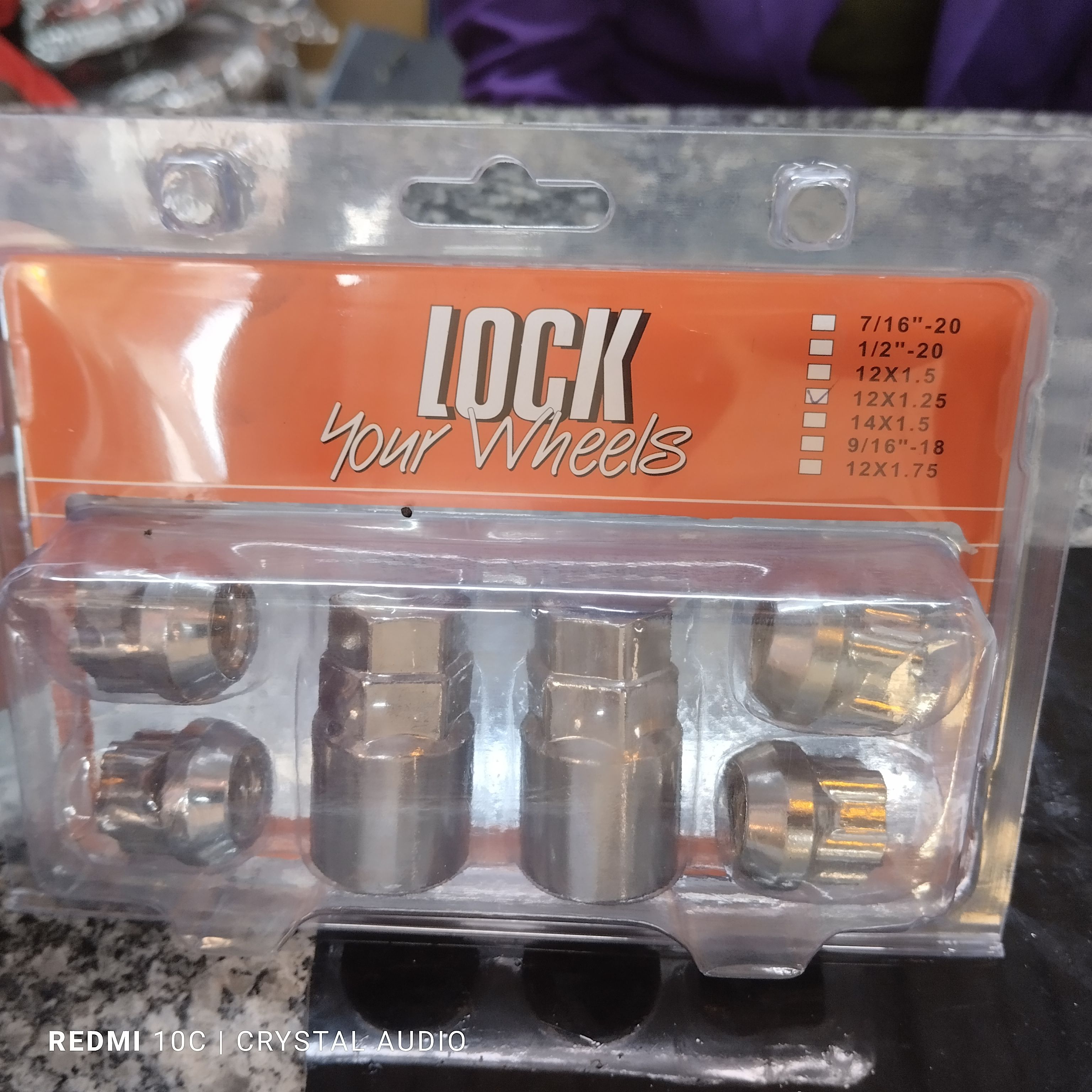 Universal Wheel Lock Knuts size 1.25mm suitable for Subaru Nissan  Suzuki