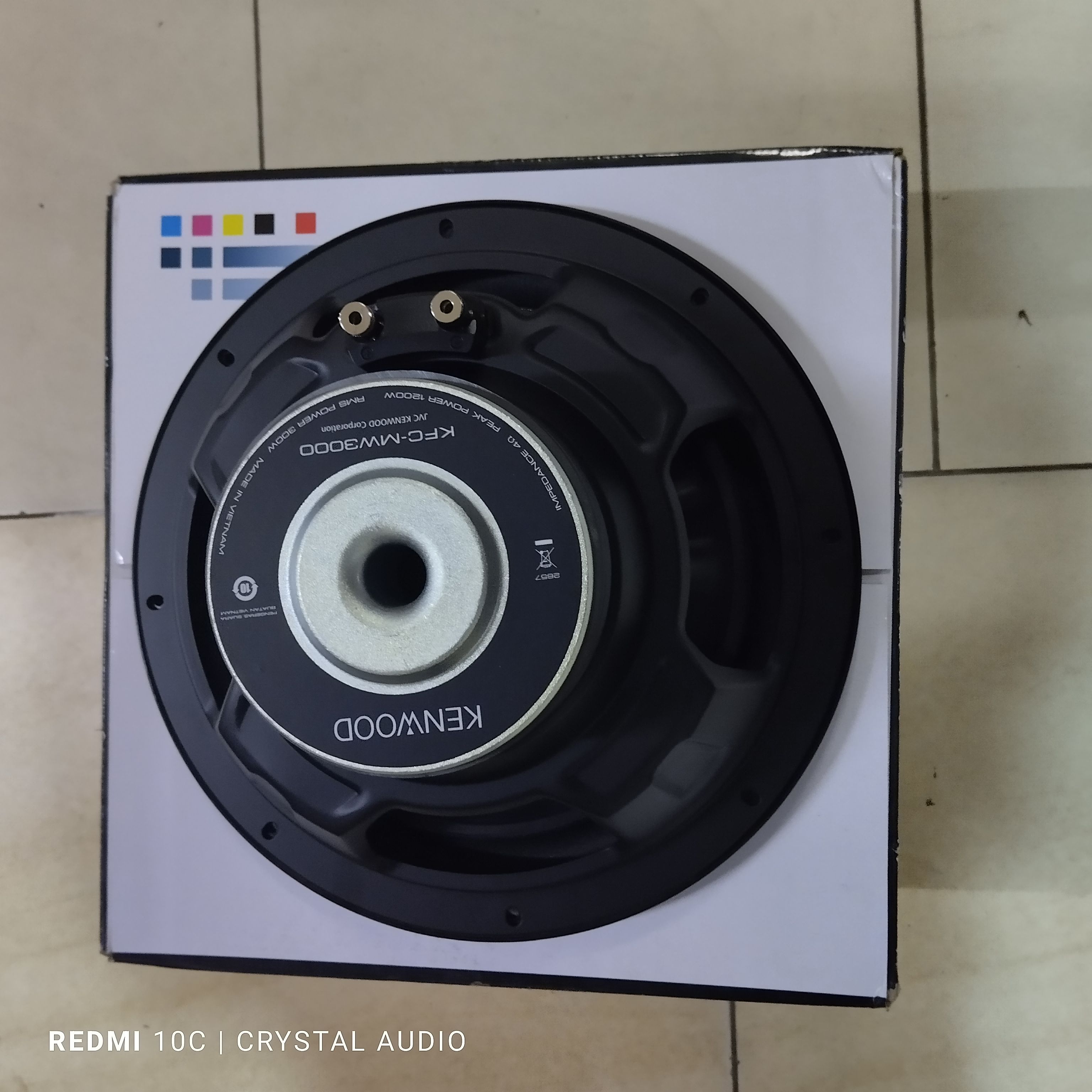 Kenwood 1200W Subwoofer KFC-MW3000