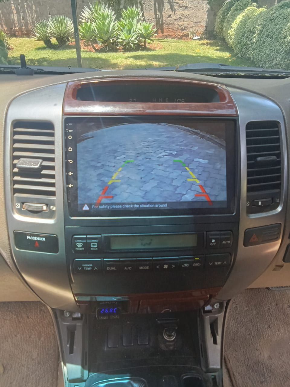 Prado J120 fitted with 9" Android Radio system 2+32GB with Carplay & Android auto