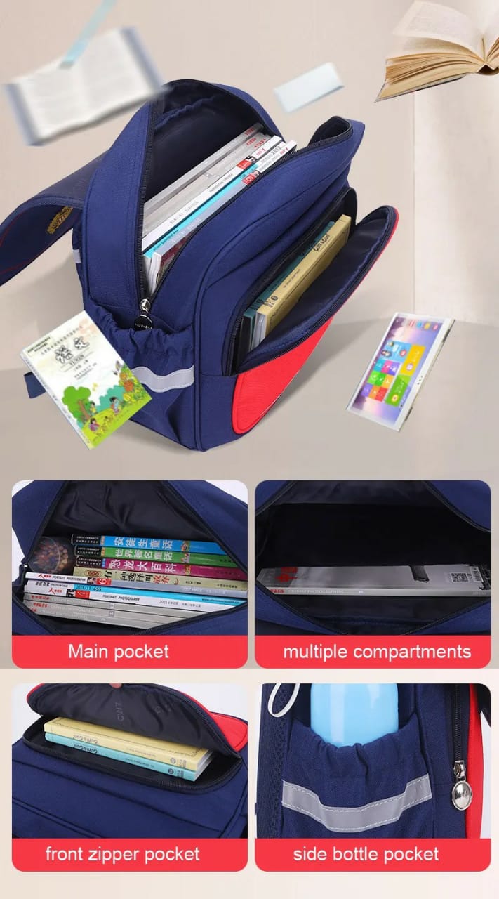 High quality oxford horizontal backpack, Primary School Bag, Boys & Girls Backpack/school bag  Kindergarten kids school Bag, Wear-resistant Square backpack Bag for Teenagers