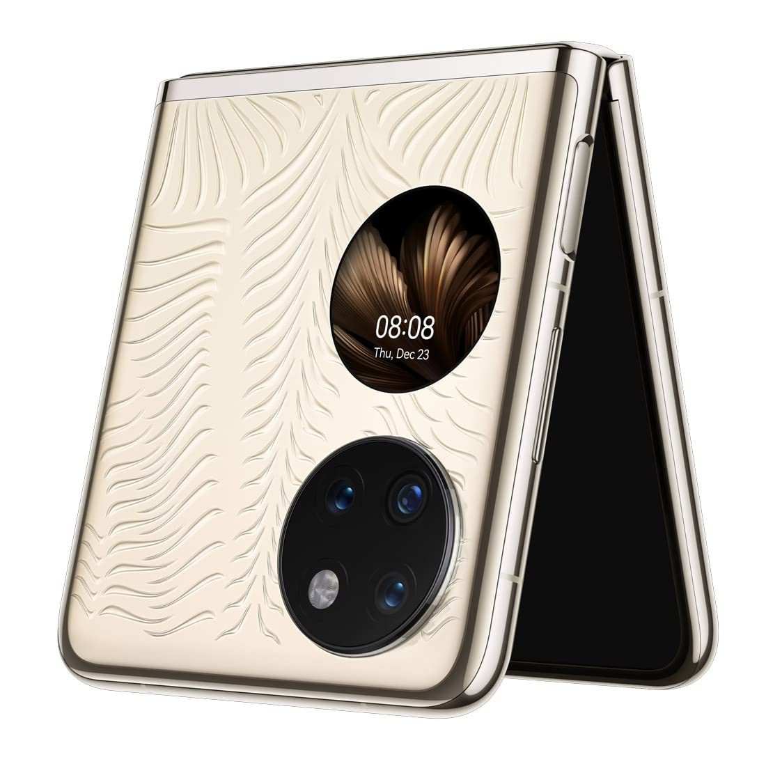 Refurbished Huawei P50 Pocket Smartphones 512GB+12GB 6.9inch 120Hz Foldable OLED display 40MP+10.7MP rear triple camera 4000mAh Type-C fast charging fingerprint unlocking dual card Smartphones