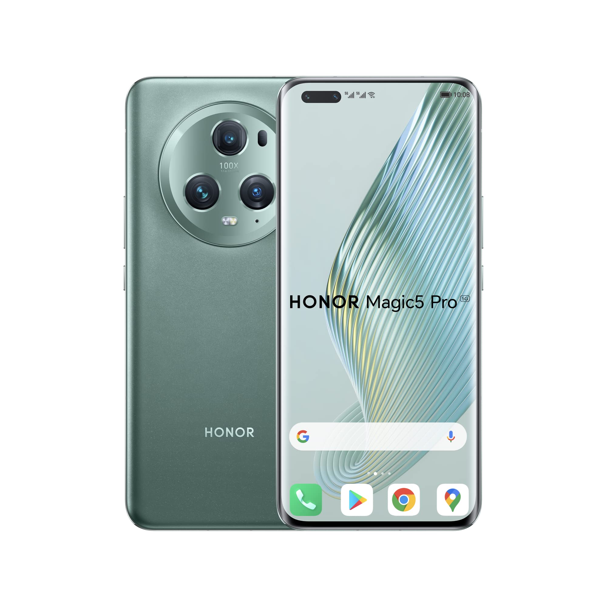 Refurbished Honor Magic 5 Pro 5G Smartphones 512GB+16GB 6.81inch 120Hz OLED 50MP+12MP triple rear camera 5450mAh Type-C fast charge fingerprint unlock dual-SIM Smartphones