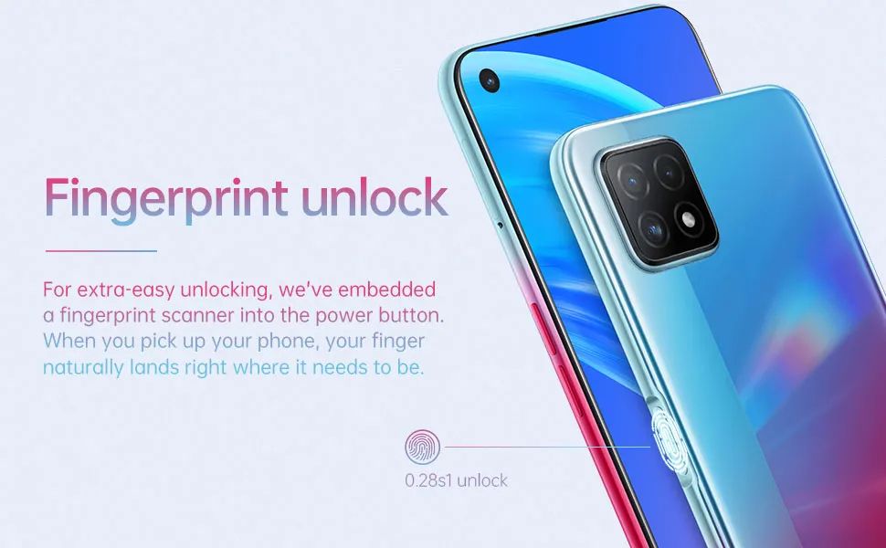 Refurbished Phones Oppo A73 5G Phones 6.5" 128GB+8GB 16.0MP 4040mAh single SIM NFC Fingerprint with Face Unlock Type-C Charge Smartphones