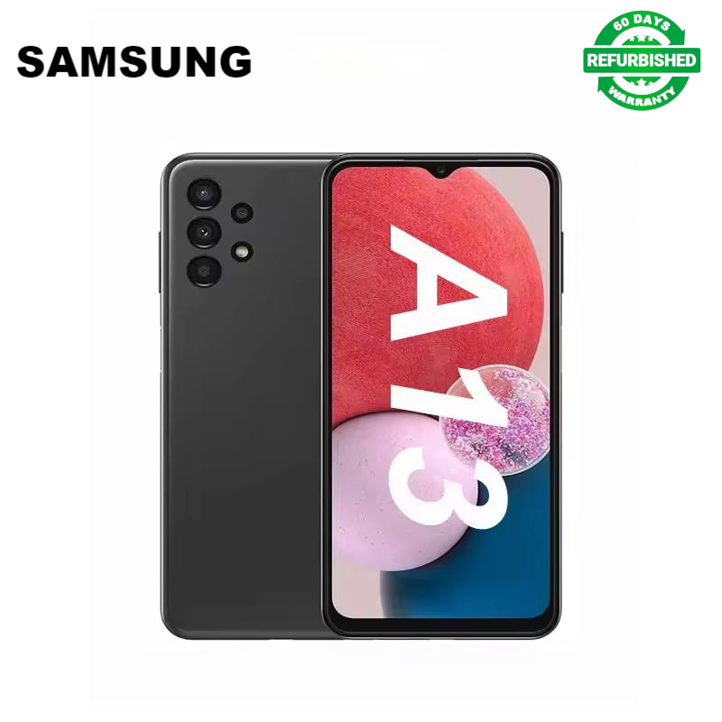 Refurbished Samsung Galaxy A13 5G Smartphones 128B+4GB 6.6-inch AMOLED display 50MP+8MP rear quad camera 5000mAh Type-C fast charging fingerprint unlocking Smartphones