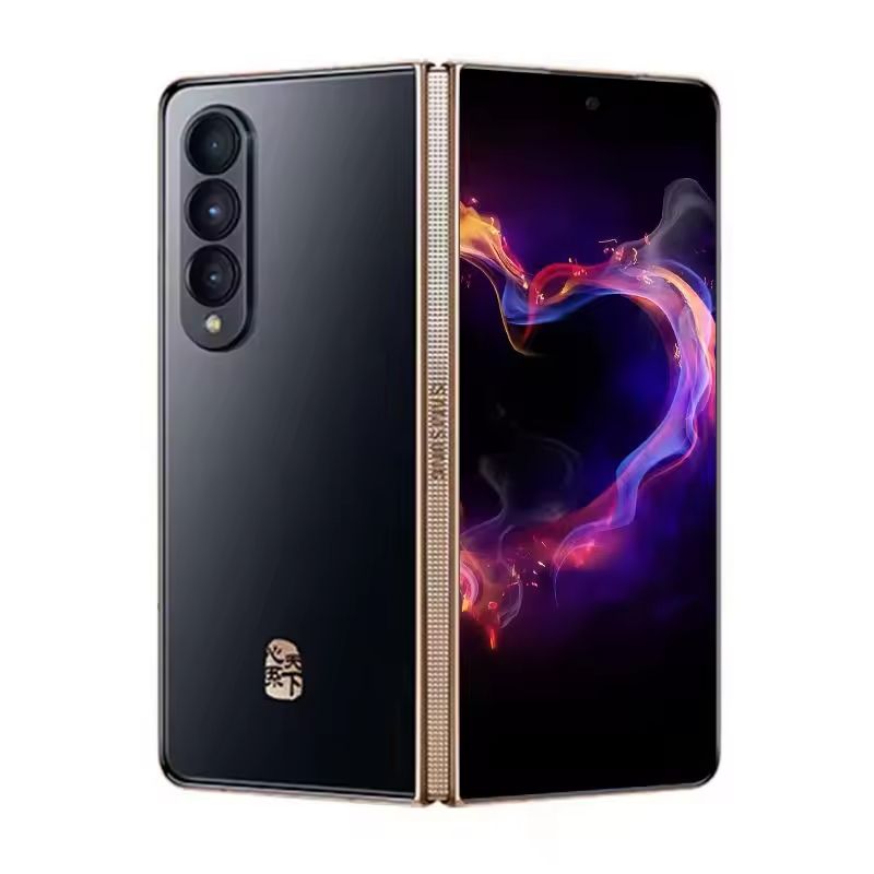 Refurbished Samsung Z Fold3 5G Smartphones Upgrade W23 Appearance System 256GB/512GB 7.6inch 120Hz AMOLED Folding Screen 12MP+10MP Rear Three Camera 4400mAh Fingerprint Unlocking Dual Card Smartphones