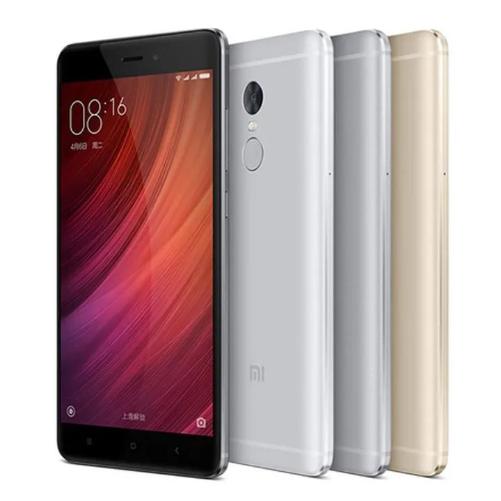 Refurbished Xiaomi Redmi Note 4 64GB+4GB 13mp+5mp  dual sim 4G mobile Phones fingerprint unlock mobile phones photo taking Smart Phones  fashion phone