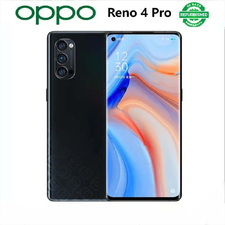 Refurbished OPPO Reno 4 Pro 5G Smartphone 128GB+8GB 6.5" AMOLED 48.0MP Camera 4000mAh OTA AI Facial Recognition Fingerprint Unlock Smartphone