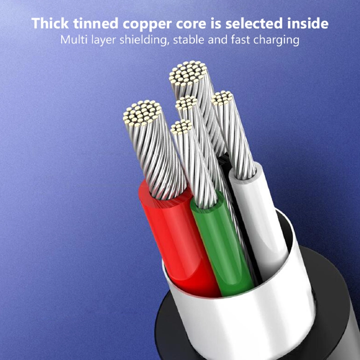 PAFEL USB Data Cables 1M Type-C 5A Fast Charging Data Cable Suitable for Android Mobile Phones Charging Cable for Samsung Huawei Mobile phone data cables