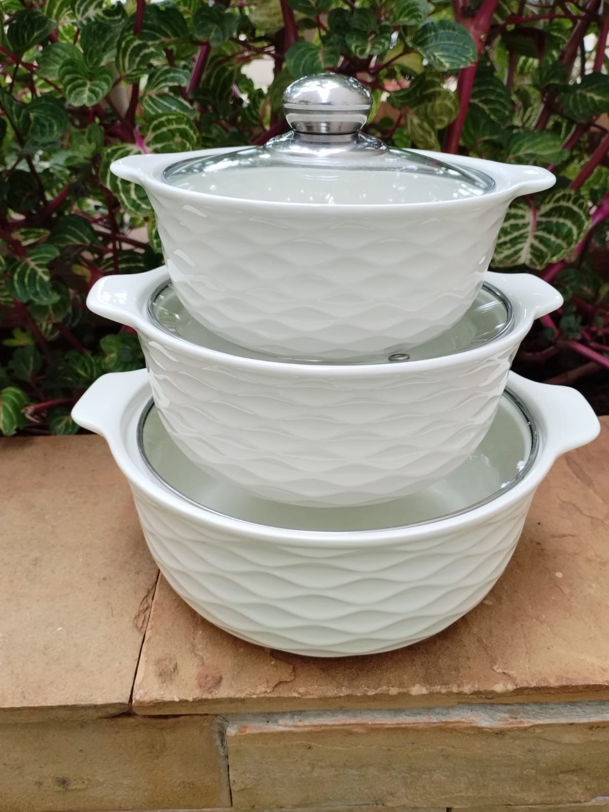 CLEARANCE OFFER High Quality 3-in-1 Ceramic Soup Pots