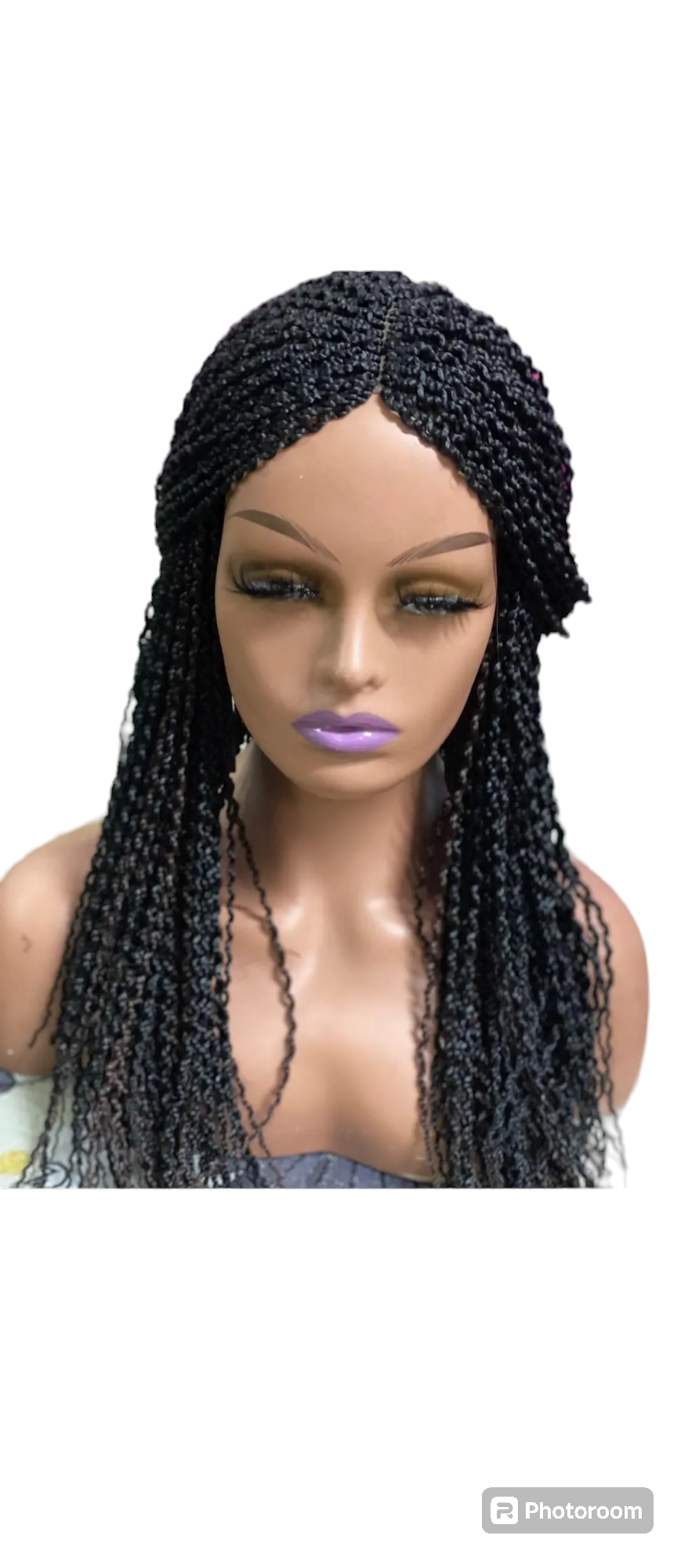 curly braided wig