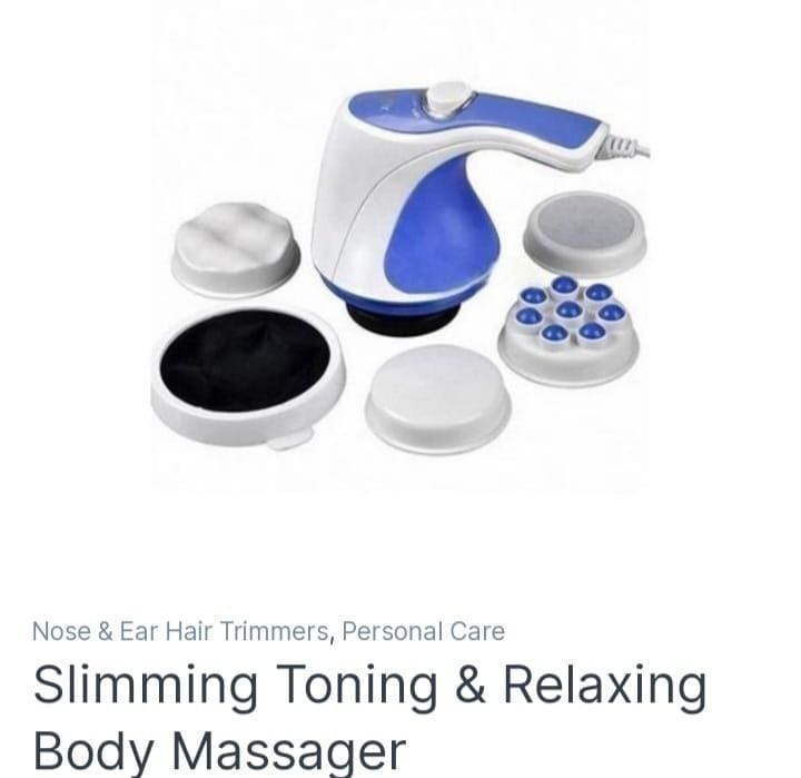 Relaxer and spin tone body massager