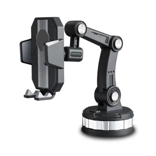 High Quality 360 Degrees Dashboard Rotatable Cellphone/Mobile Phone Holder - Black