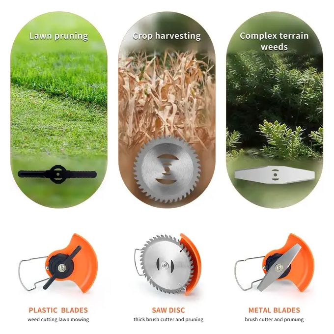 Cordless Electric grass Trimmer Brush cutter Lithium Tool Battery Brush Cutting Machine Grass Cutter Hand Held