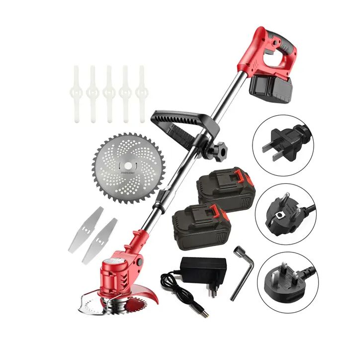 Cordless Electric grass Trimmer Brush cutter Lithium Tool Battery Brush Cutting Machine Grass Cutter Hand Held