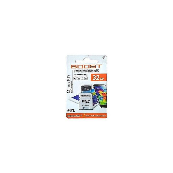 Memory Card- 32GB- Boost Micro Sd