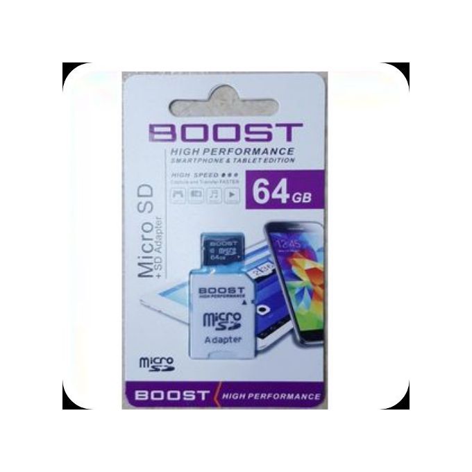 Boost Up Micro SD - Boost Memory Card 64GB