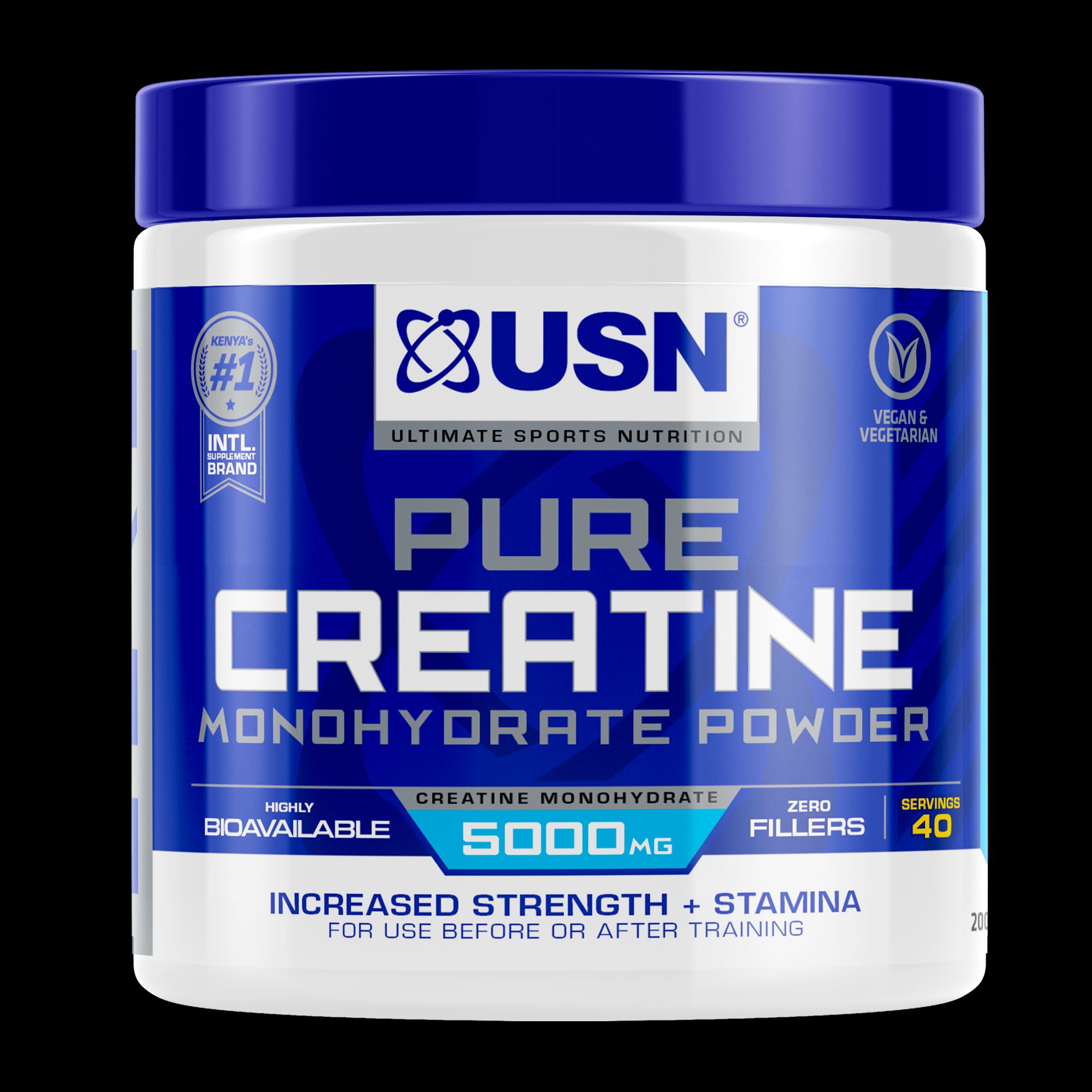 USN Pure Creatine Monohydrate 200g (40 Servings)