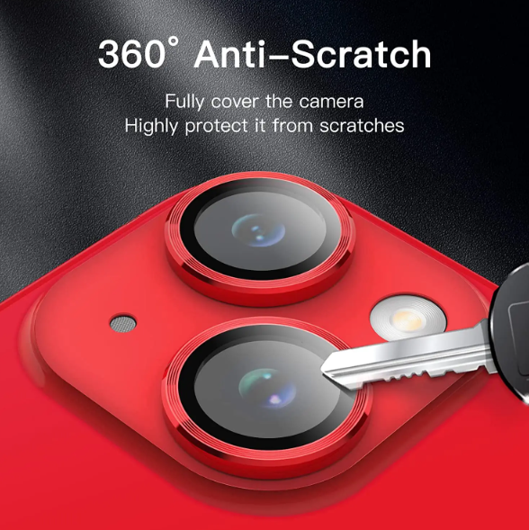 Aluminium Metal Ring Camera Lens Protector for Apple iPhone 15