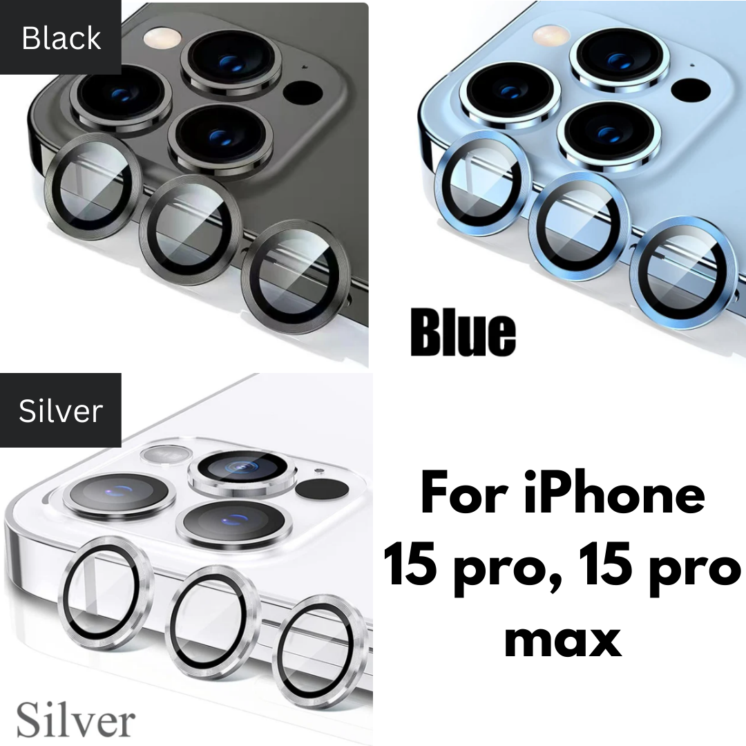 Aluminium Metal Ring Camera Lens Protector for Apple iPhone 15 Pro Max