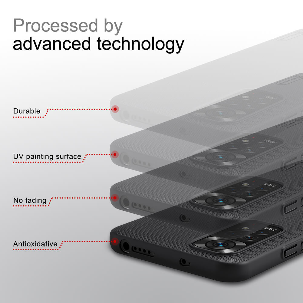 Nillkin Super Frosted Shield Matte Case Cover for Xiaomi Redmi Note 11
