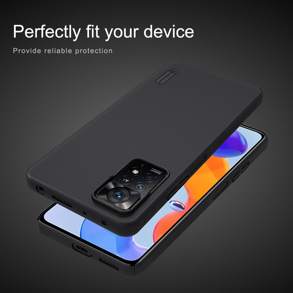 Nillkin Super Frosted Shield Matte Case Cover for Xiaomi Redmi Note 11 Pro
