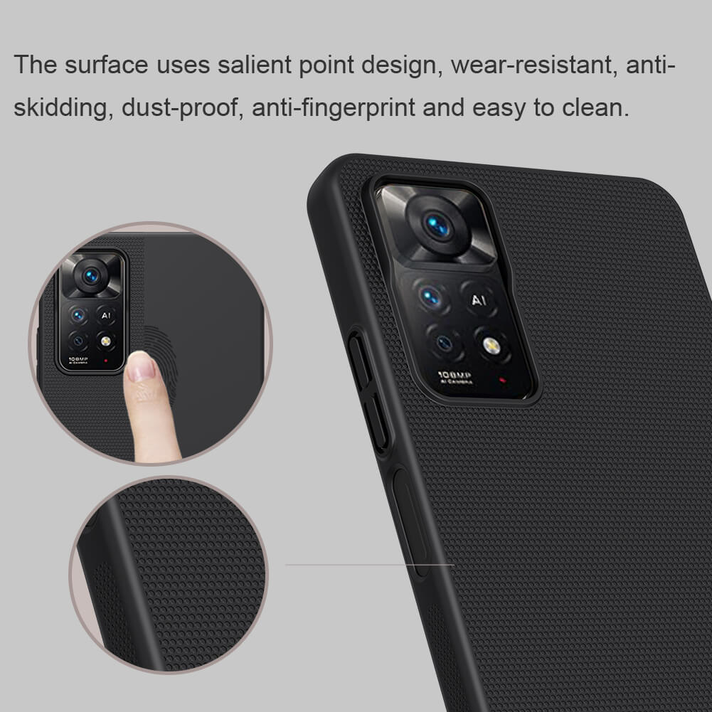 Nillkin Super Frosted Shield Matte Case Cover for Xiaomi Redmi Note 11 Pro 5G