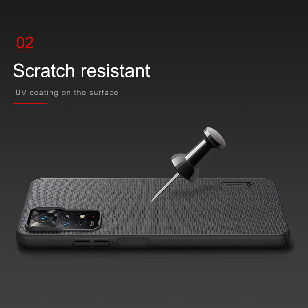 Nillkin Super Frosted Shield Matte Case Cover for Xiaomi Redmi Note 11 Pro 5G