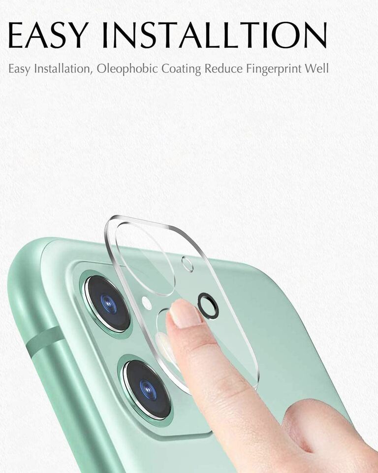 9H Tempered Anti-glare Glass Camera Lens Protector for Apple iPhone 11