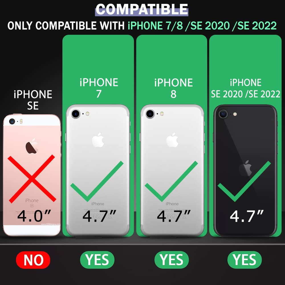 Hybrid Hard-Back Soft-Sides Shockproof Non-yellowing Crystal Clear Bumper Back Case Cover for Apple iPhone 7