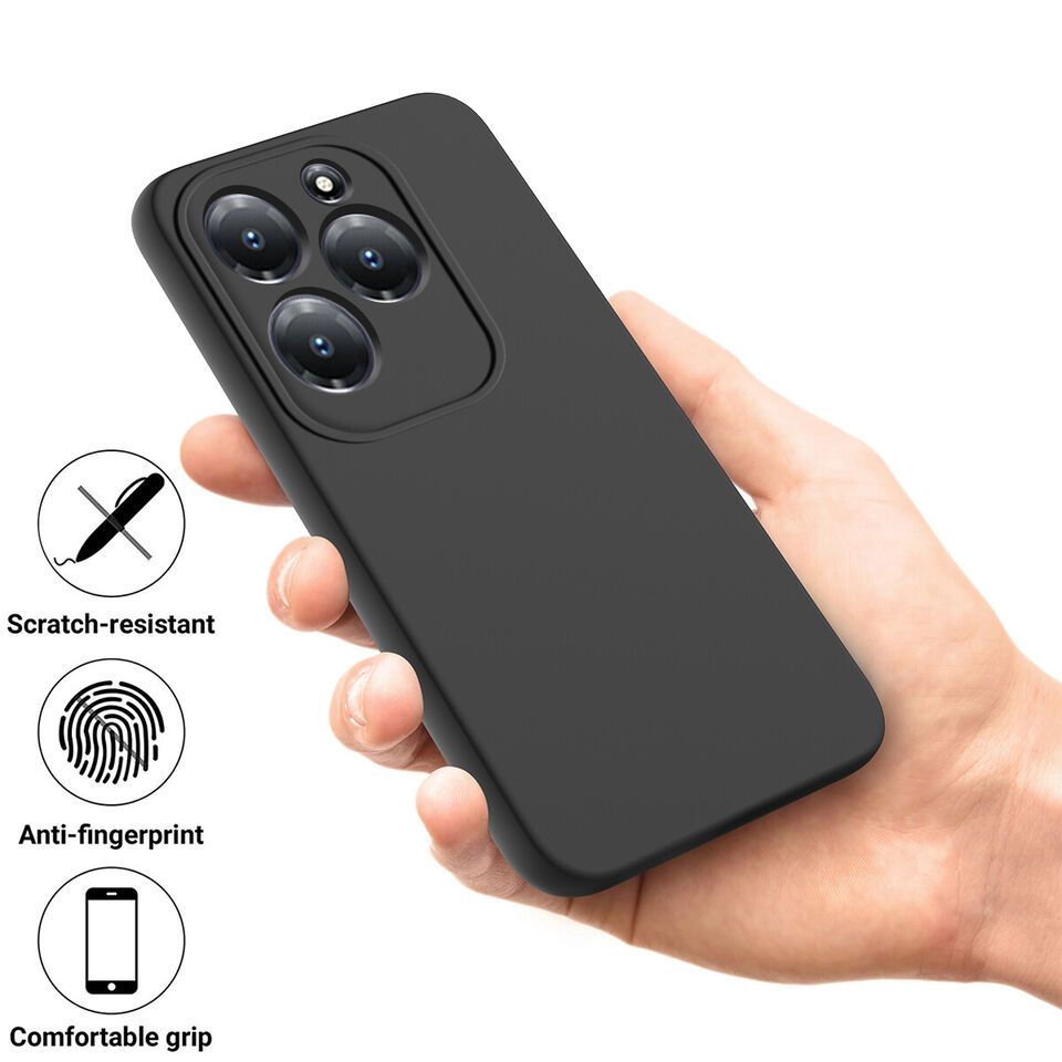 Slim smooth Luxury Shockproof Liquid Soft Silicone TPU Cover Case For Itel S23 PLUS